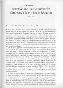 Narratives and Counter-Narratives: Contesting a Tourist Site in Jerusalem, Chaim Noy, 2012