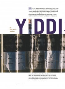 Yiddish on Israeli Streets, Benjamin Weiner, 2004